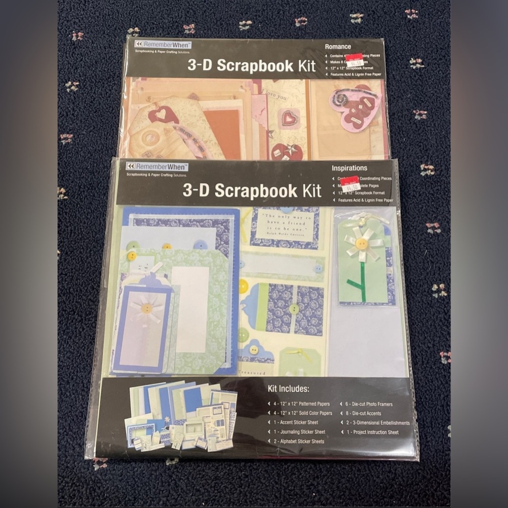 Remember When 3D Scrapbooking Kits